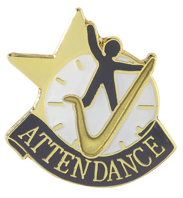 ACHIEVEMANT PINS
ATTENDANCE

