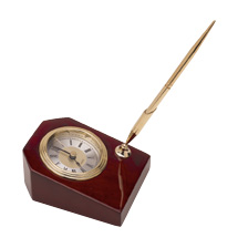 SMALL DESK CLOCK WITH PEN
RW-5