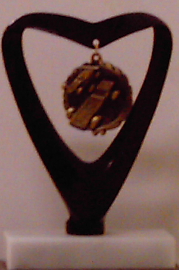 T-1129
PINEWOOD DERBY
MEDAL ON HEART MEDAL HOLDER